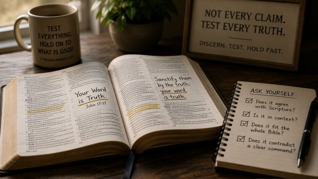 Must Agree With Scripture