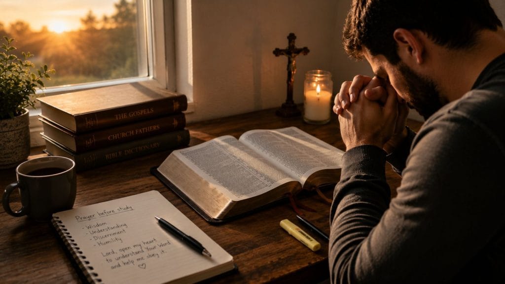 Studying the Bible For Beginners: Begin With Prayer