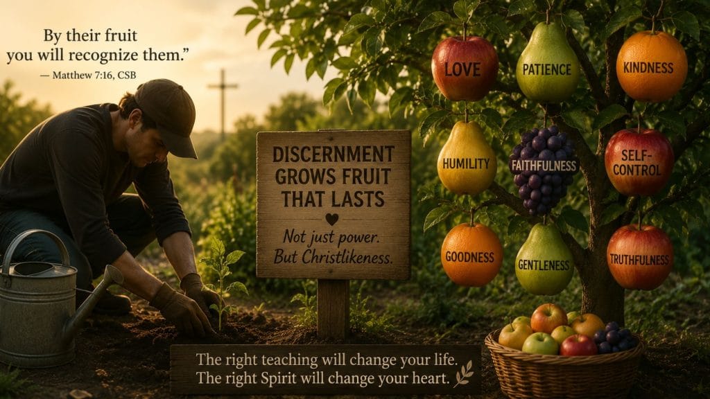 discernment grows fruit that lasts