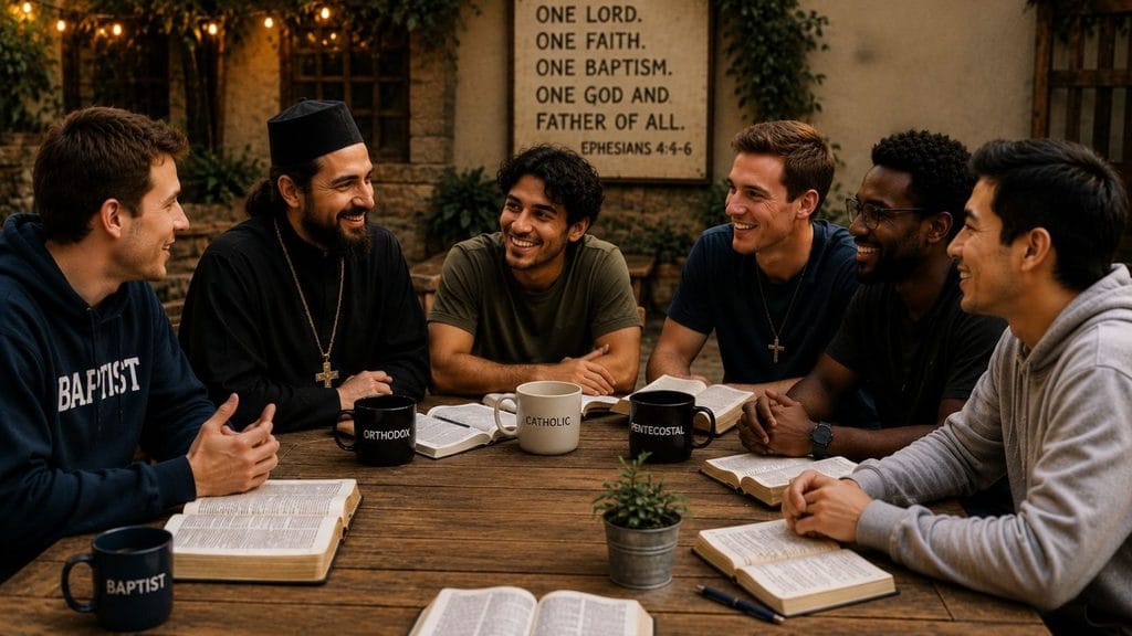 Christian community of different denominations