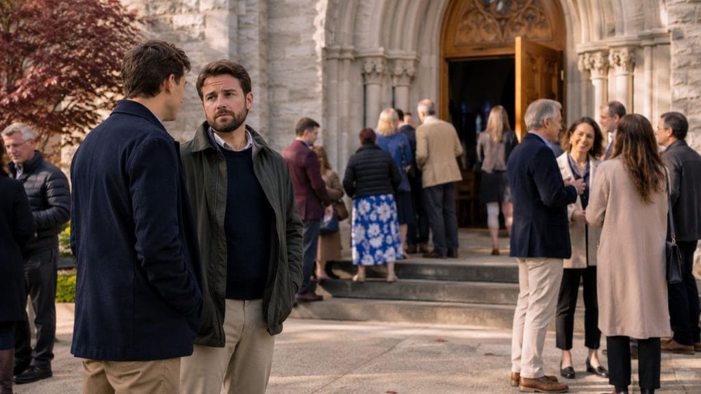 Christian participating in the community