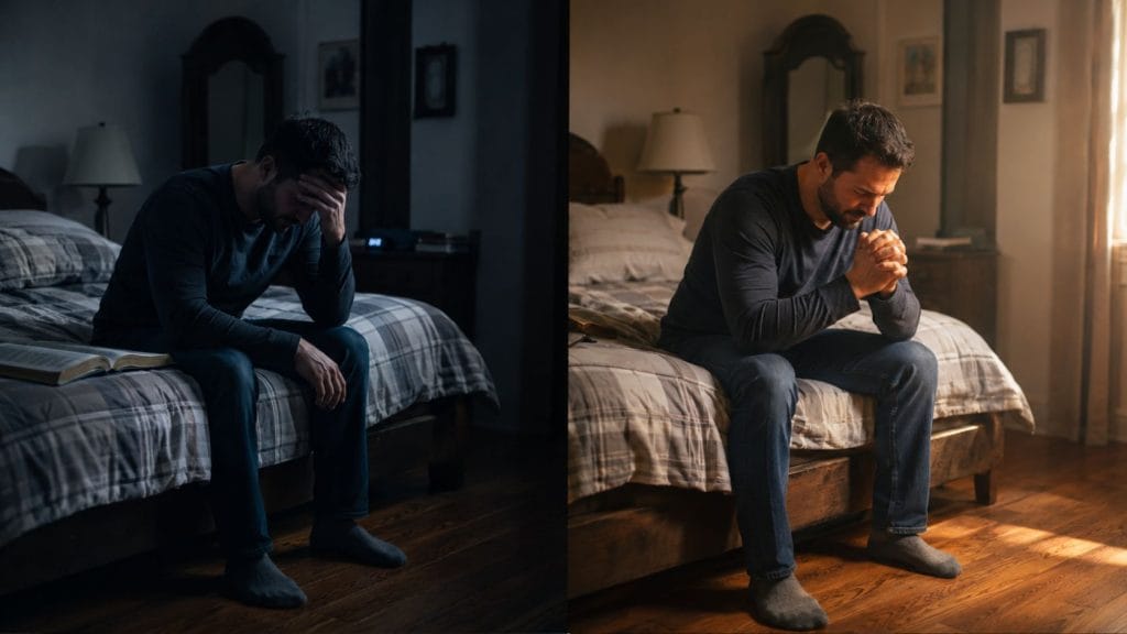 man having an easier time repenting after he matures spiritually