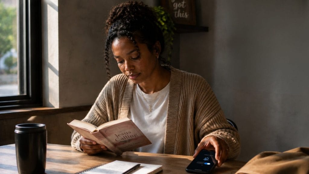 turning of distractions, and preparing what you need before your devotional